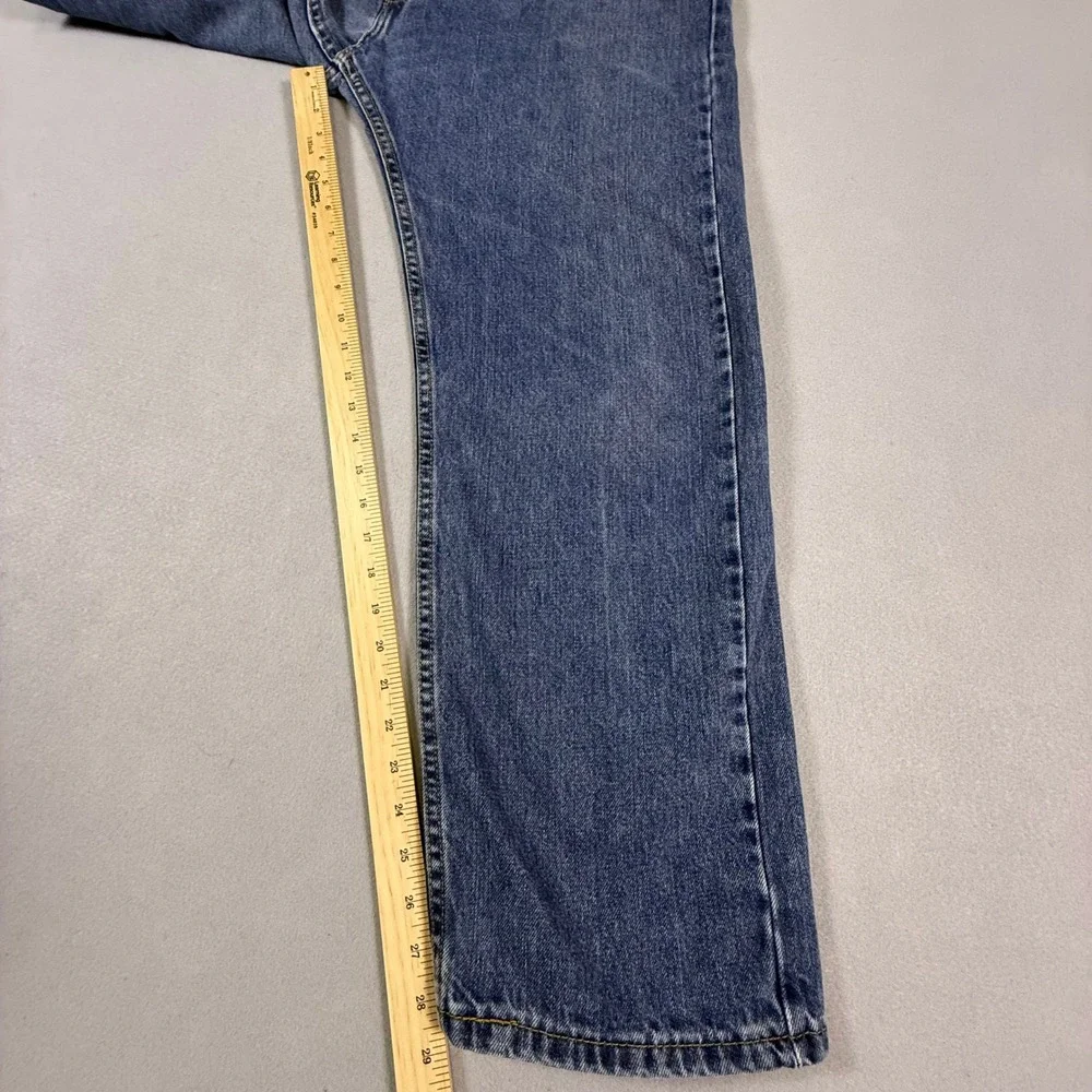 Levis 505 Straight Fit Jeans Mens 40x30 Medium Wash Blue Denim‎ 100% Cotton